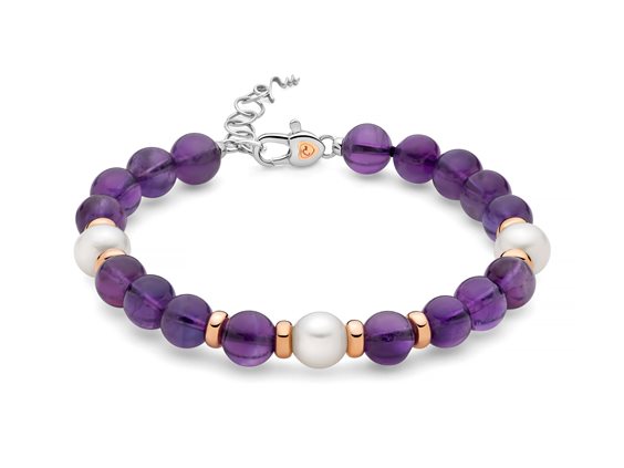 Bracciale Miluna Donna I SEGRETI DELLA NATURA in Argento Ametista PBR3540 - PBR3540